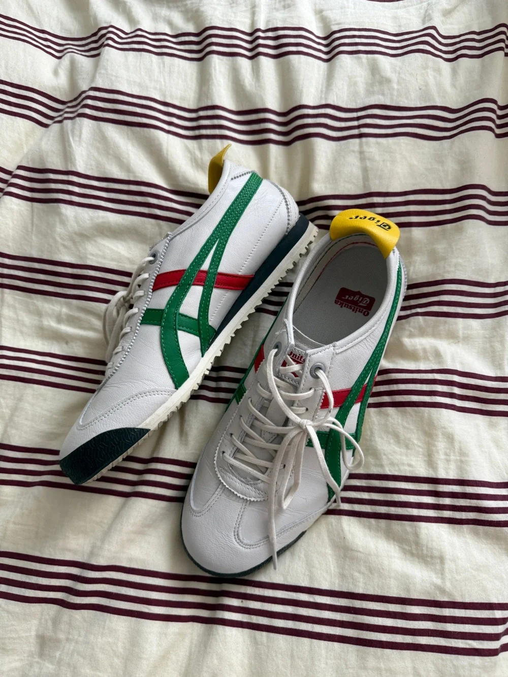 Onitsuka Tiger Mexico 66 SD Birch Green Yellow Red - Picture 2 of 5